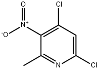 4,6-dichloro-2-Methyl-3-nitropyridine Structure