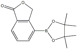 4-(4,4,5,5-tetraMethyl-1,3,2-dioxaborolan-2-yl)isobenzofuran-1(3H)-one Struktur