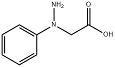 2-(1-phenylhydrazinyl)acetic acid, 4408-70-2, 结构式