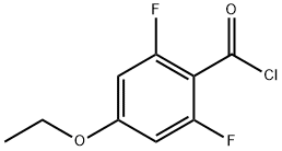 4-乙氧基-2,6-二氟苯甲酰氯 结构式