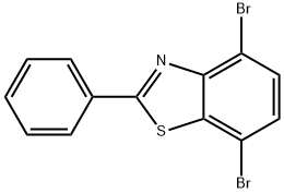 4,7-ジブロモ-2-フェニルベンゾ[D]チアゾール 化学構造式