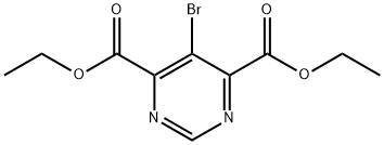 5-溴嘧啶-4,6-二甲酸二乙酯, 1820687-49-7, 结构式