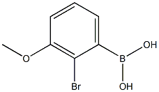(2-broMo-3-Methoxyphenyl)boronicacid Structure