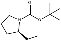 tert-butyl2-ethylpyrrolidine-1-carboxylate Structure