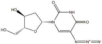 5-azido-2'-deoxyuridine Struktur