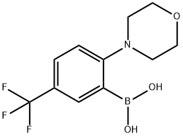 2-吗啉代-5-(三氟甲基)苯基硼酸, 1704063-79-5, 结构式
