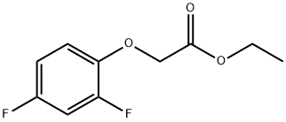 Ethyl 2-(2,4-difluorophenoxy)acetate 化学構造式