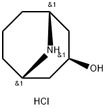 exo-9-Azabicyclo[3.3.1]nonan-3-ol hydrochloride Structure