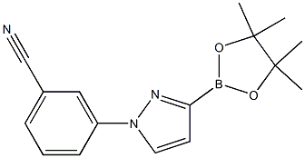 3-(3-(4,4,5,5-TetraMethyl-1,3,2-dioxaborolan-2-yl)-1H-pyrazol-1-yl)benzonitrile|
