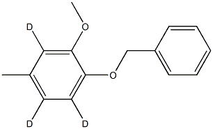4-Benzyloxy-3-Methoxy-toluene-d3 Structure