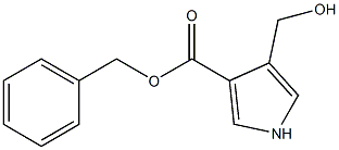 4-(HydroxyMethyl)-1H-pyrrole-3-carboxylic Acid Benzyl Ester Structure