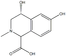 (4R)-4,6-Dihydroxy-2-Methyl-1,2,3,4-tetrahydroisoquinoline-1-carboxylic Acid (IMpurity)  
(Mixture of 2 DiastereoMers) Structure