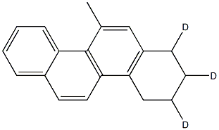 1,2,3,4-Tetrahydro-11-Methylchrysene-d3 Structure