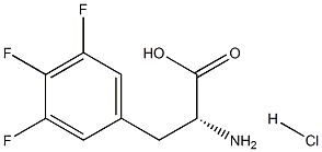 3,4,5-Trifluoro-D-phenylalanine hydrochloride,,结构式