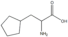b-Cyclopentyl-DL-alanine Structure