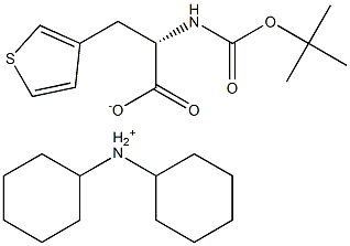 Boc-b-(3-thienyl)-L-alanine dicyclohexylaMMoniuM salt Structure