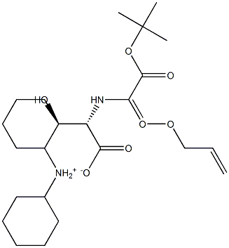 Boc-O-allyloxycarbonyl-L-threonine dicyclohexylaMMoniuM salt Structure