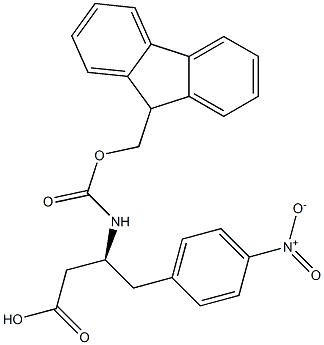 FMoc-4-nitro-D-b-hoMophenylalanine Structure