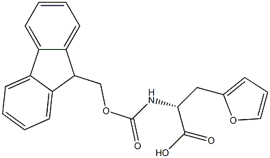 FMoc-b-(2-furyl)-D-alanine Structure