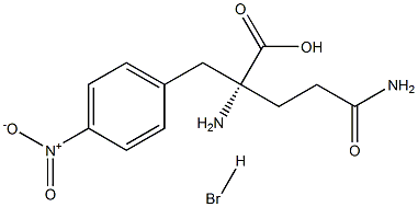 L-GlutaMine a-4-nitrobenzyl ester hydrobroMide Structure