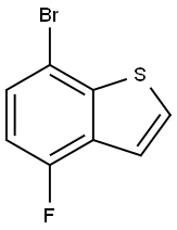7-ブロモ-4-フルオロベンゾ[B]チオフェン 化学構造式