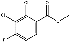 2,3-二氯-4-氟苯甲酸甲酯 结构式