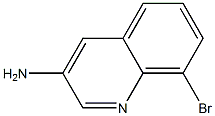 8-broMoquinolin-3-aMine Structure