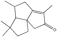 3,5,6,6-tetraMethyl-4,5,5a,6,7,8-hexahydrocyclopenta[c]pentalen-2(1H)-one Structure