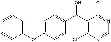 (4,6-dichloropyriMidin-5-yl)(4-phenoxyphenyl)Methanol Struktur
