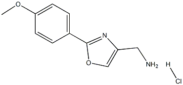 (2-(4-Methoxyphenyl)oxazol-4-yl)MethanaMine hydrochloride Structure