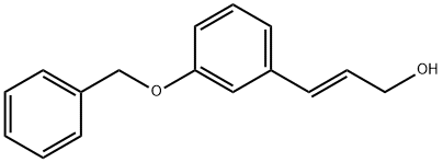 3-苄氧基肉桂醇, 155697-42-0, 结构式