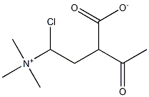 左旋乙酰肉碱盐酸盐,,结构式