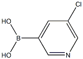 5-氯吡啶-3-硼酸, , 结构式