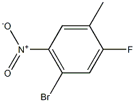 2 - fluoro-4 - broMo-5 - nitrotoluene Struktur