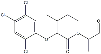 2,4,5-T-2-butoxy isopropyl ester Structure