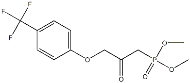二甲基-2-羰基-3-(4-(三氟甲基)苯氧基)丙基膦, , 结构式
