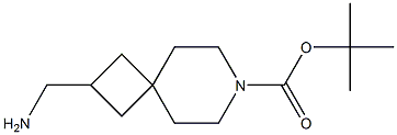 tert-butyl 2-(aMinoMethyl)-7-azaspiro[3.5]nonane-7-carboxylate Struktur