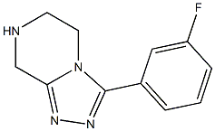  3-(3-Fluorophenyl)-5,6,7,8-tetrahydro-[1,2,4]triazolo[4,3-a]pyrazine