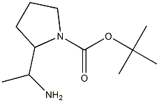tert-Butyl 2-(1-aMinoethyl)pyrrolidine-1-carboxylate Structure