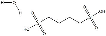 Butane-1,4-disulfonic acid hydrate Struktur