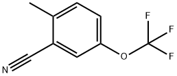 2-Methyl-5-(trifluoroMethoxy)benzonitrile, 97% Structure