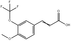 4-Methoxy-3-(trifluoroMethoxy)cinnaMic acid, 97% price.