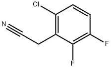 6-氯-2,3-二氟苯基乙腈, 1373920-84-3, 结构式
