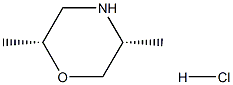 (2R,5R)-2,5-ジメチルモルホリン塩酸塩 化学構造式