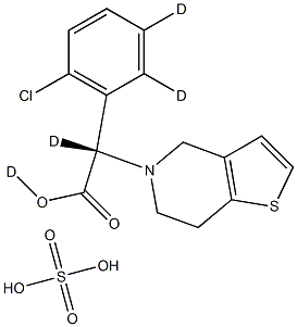 氯吡格雷-D4硫酸氢盐