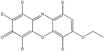 异吩嗯唑酮-D5, , 结构式