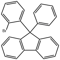 9-(2-溴苯基)-9-苯基芴 结构式