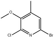 6-broMo-2-chloro-3-Methoxy-4-Methylpyridine Struktur