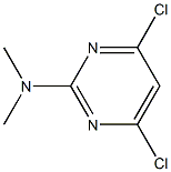 (4,6-Dichloro-pyriMidin-2-yl)-diMethyl-aMine 结构式