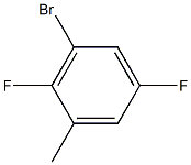 3-溴-2,5-二氟甲苯,,结构式